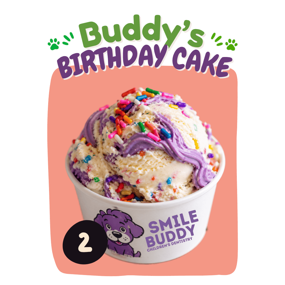 Buddy's Birthday Cake ice cream flavour